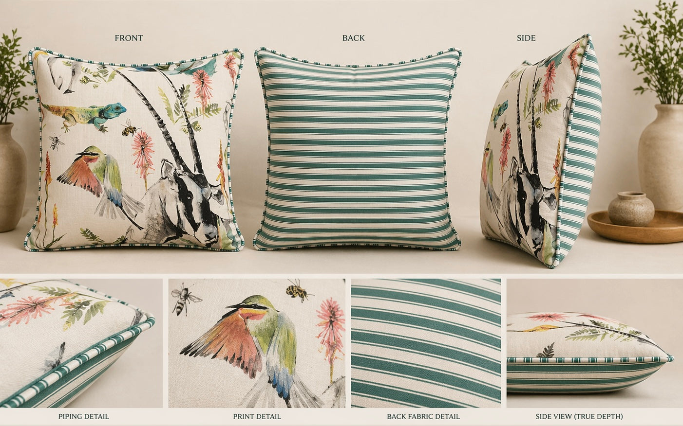 Wild Botanical Cushion Cover