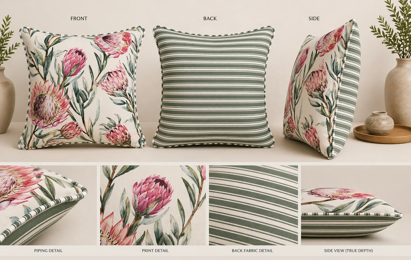 Protea Botanical Cushion Cover